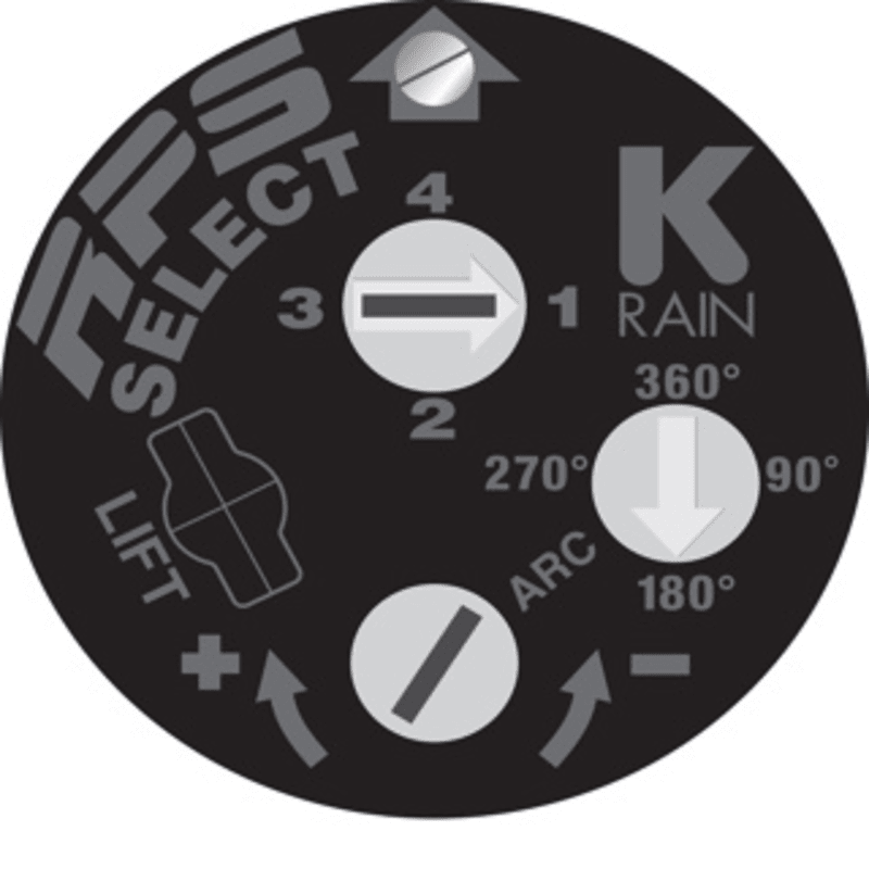 60003, RPS Select Rotor Sprinkler: 3/4" Inlet