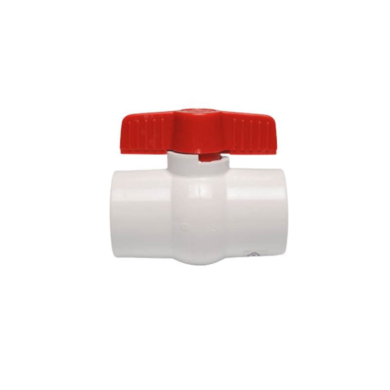 3/4" FIPT White Compact Ball Valve (# T1-007W)