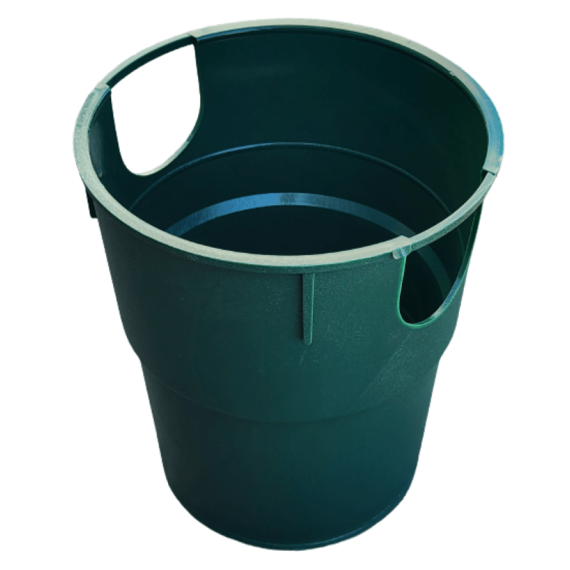 61, 6" Round Green Valve Box with Green Lid