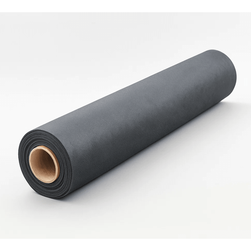 6' X 300' - 400 Series - Contractor's Choice - 4 Oz Heavy Duty Black Non-Woven Landscape/Filter Fabric