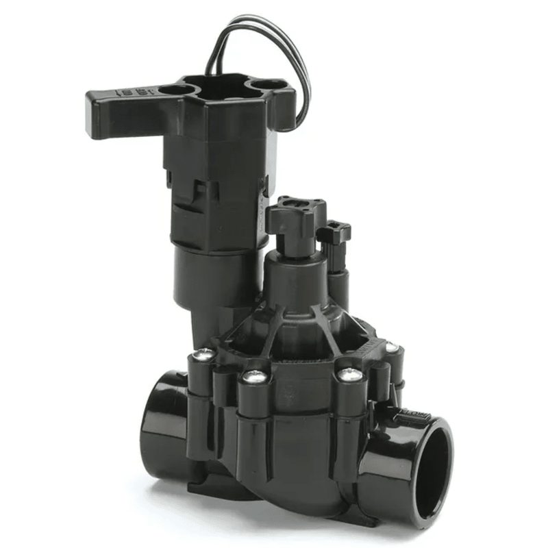 100DVFSS - 1 in. DVF Series Inline Plastic Residential Irrigation Valve with Flow Control - Slip x Slip