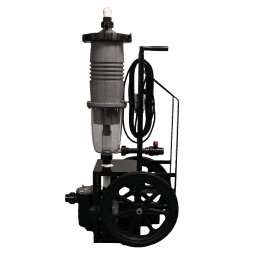 Portable Ultra-Vac Cart with 3/4 HP Pump, 75 sqft Filter with Multicyclone 12 Ultra