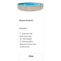 Regency LX 12'x23' Oval, 54" Deep Above Ground Pool