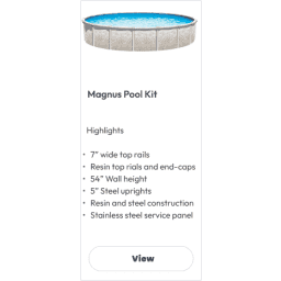 Regency LX 15'x30' Oval, 54" Deep Above Ground Pool