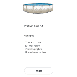 Regency LX 18'x33' Oval, 54" Deep Above Ground Pool