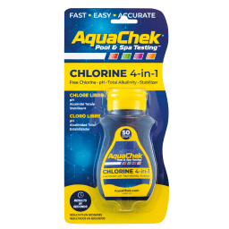 4-in-1 Free Chlorine Test Strips for Swimming Pools