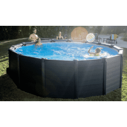 15' 8" x 49" Above Ground Swimming Pool Set with Sand Filter Pump & Ladder