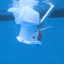 Rechargeable Cordless Pool Vacuum, Heavy Duty 1.72gal Debris Bag, Inground and Above Ground Pools, 75 min Run Time
