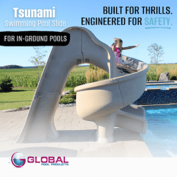 Tsunami Pool Slide, Sand
