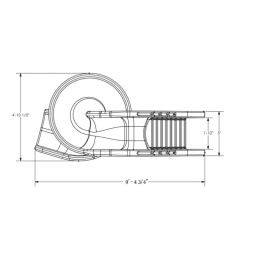 Tsunami Pool Slide, Sand with Light Package