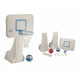 Basketball Combo Unit W Stainless Steel Rim
