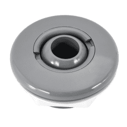 Standard Wall Fitting with Nut, Gray