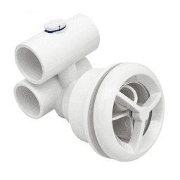 1" x 1" White Micro'ssage Stacked Jet Assembly