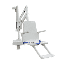 Radiant White Splash! Pool Lift Without Anchor Jig