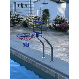 X2 Basketball, 17.5" Anchor Spacing Polished Frame