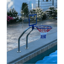 X2 Basketball, 17.5" Anchor Spacing Silver Vein Frame