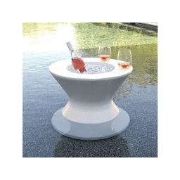 22" Sandstone Signature Tall Ice Bin Side Table Without Lid