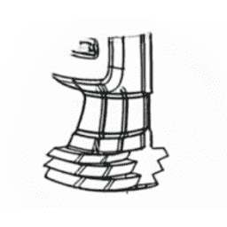 Atlas XT Silver Cyclonic Scrubbing Brushes, 4-Pack
