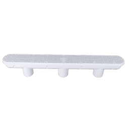 32" White VGB Unblockable Channel Main Drain and Sump