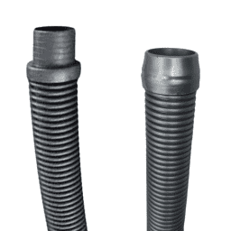 4' Silver Dark Gray Automatic Pool Cleaner Hose, Box of 20