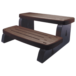 33" Spa Step Assembly, Mocha