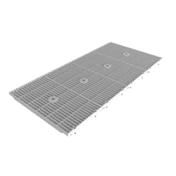 18" x 36" MAHC-I Commercial Retrofit Cover Dark Gray