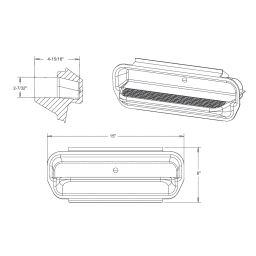 15" White Pool Wall Steps, Set of Three