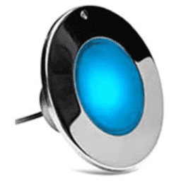 ColorSplash XG-W Series RGB + White LED Pool Light Fixture, 120V 500W 100' Cord, LPL-F2CW-120-100-P