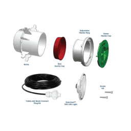 Multi-Color Spectrum 360 Pentair LED Light Kit with 100' Cable and Niche