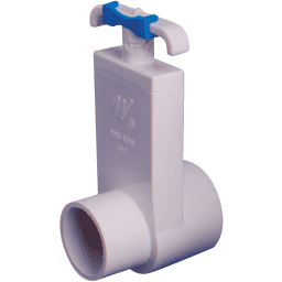 1-1/2" Slice Valve - 2" SPG / 1-1/2" S x 1-1/2" Spigot