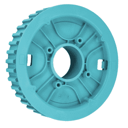 Turquoise Front Wheel