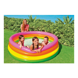 Sunset Glow Inflatable Pool, 66" x 18"