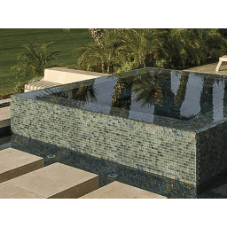 Lightwaves Glass Tile, Sea Green 1"x 2", LWV-SEA GREEN1x2