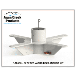 Wood Deck Applications Anchor Kit For EZ2 & Power EZ2, F-30600