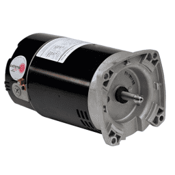 Replacement Square Flange Pool & Spa Motor 56Y Frame Standard Efficiency, 115/230V 1HP Full Rated 1.5HP Up Rated