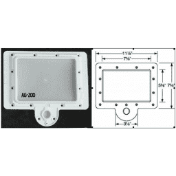 Faceplate And Lid For Above Ground Doughboy Skimmer