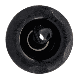 Adjustable Cyclone Micro Jet, Scalloped, Black