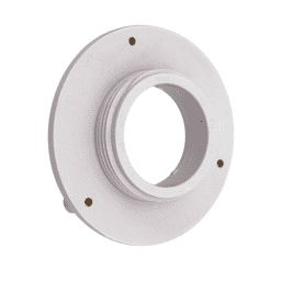 4" Retrofit Sumpless Bulkhead Fitting with 1.5" MPT, VGB Series, White