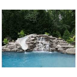 15' Garden Ride Pre-Configured Custom Slides Left Curve, Cappucino