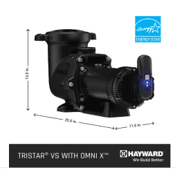 TriStar VS 820 Variable Speed Pump with OmniX, 2.25HP 230-115V