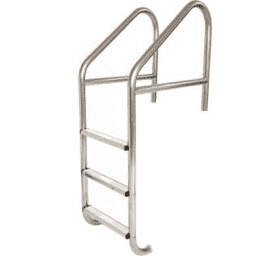 34" 3-Step Dade County Ladder, Marine Grade