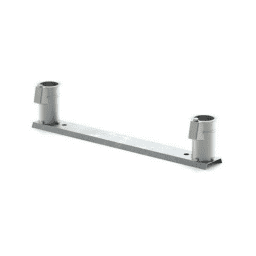 4" Aluminum Double Socket Anchor with 20" Channel