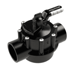 Black FlowStar 2-Way Valve with Rubber Handle