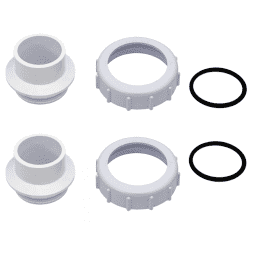 Genuine OEM Bulkhead Union Kit, 1-1/2" and 2" - White