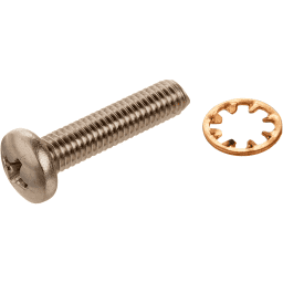 Genuine OEM Screw, 10-32 x 7/8" S/S Pan Head w/ Star Washer
