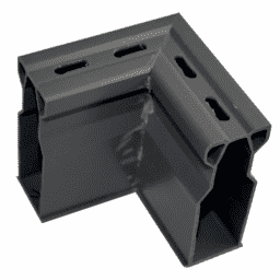 Micro Channel 90 degree Elbow, Gray
