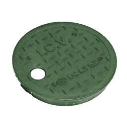D109-GL, 6" Green Overlapping ICV Cover