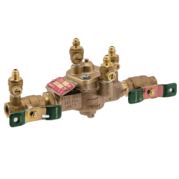 LF009-QT 1/2,  IN Lead Free Reduced Pressure Zone Backflow Preventer Assembly, Quarter Turn Shutoff Valves