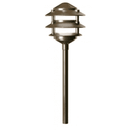 DSNL2T12RBZ, 12" Bronze 2-Tier DS Path Light without Lamp