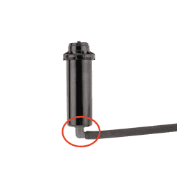 ¾" Male x Insert Spiral Barb Elbow (HSBE-075)